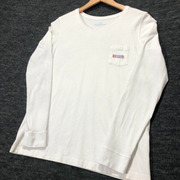 Vineyard Vines Kennebunkport Long Sleeve T-Shirt Size Large - Picture 1 of 8